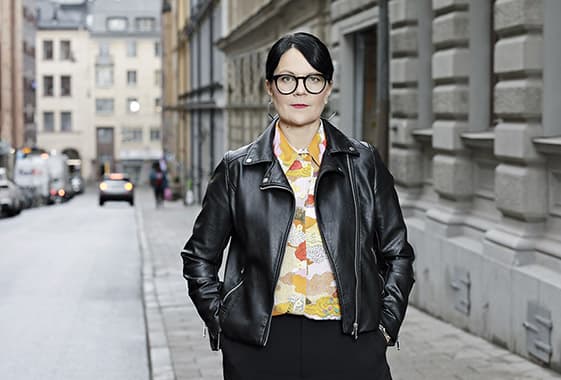 Porträttbild på TCO:s ordförande Therese Svanström