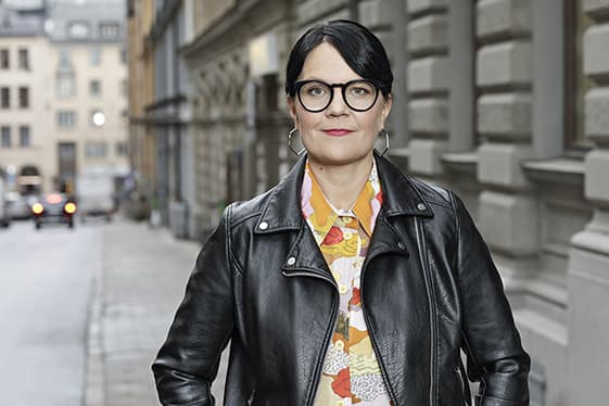 Porträttbild på TCO:s ordförande Therese Svanström