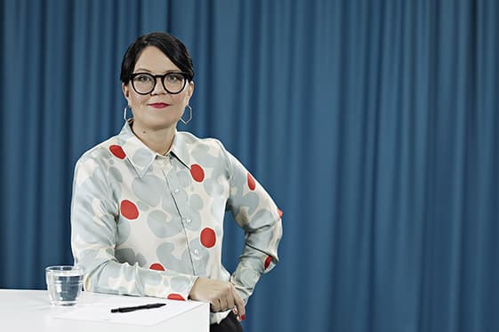 Porträttbild på TCO:s ordförande Therese Svanström