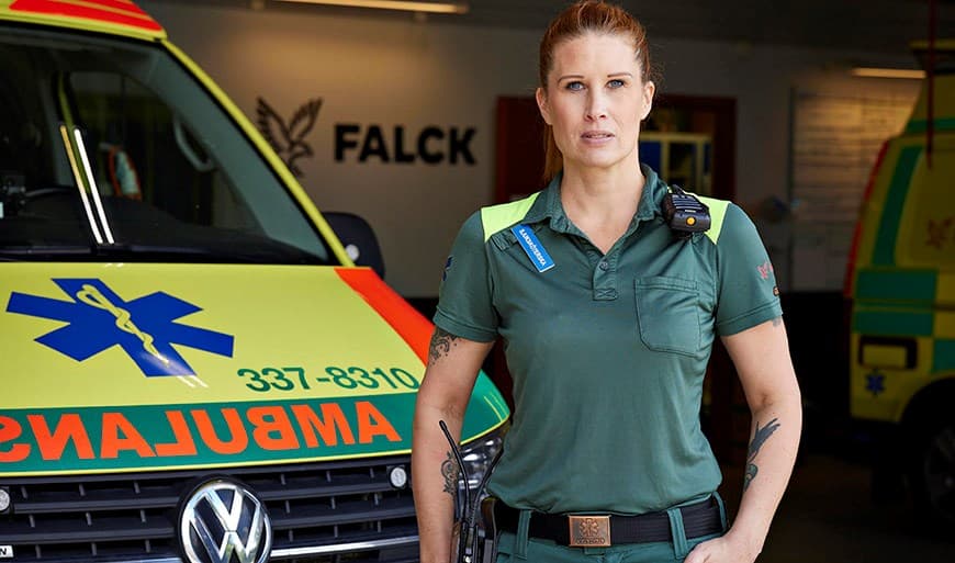 Linda Orrvik specialistsjuksköterska på ambulansen Stockholm